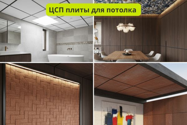 ЦСП для потолка фото